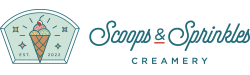 Scoops & Sprinkles Creamery logo